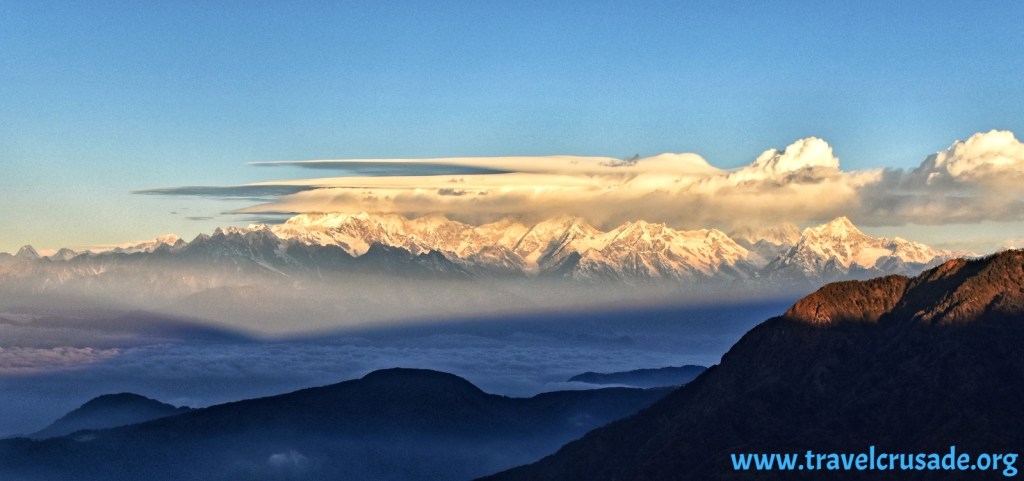 Kanchenjunga view from Lungtung